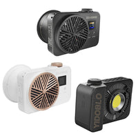 Mini lumière COB 100 W bicolore 2700-7500 K, 10 effets, secteur ou batterie