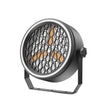 Projecteur PAR vintage à 3 LED COB dorées et 51 LED RGB, DMX, à l'unité ou en lot