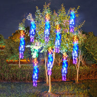 Guirlande lumineuse pluie de météores LED, 1 ou 3 guirlandes de 1,5 m