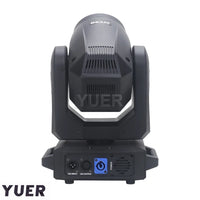 Lyre LED beam spot 200 W à anneau RGB, DMX 13 ou 15 canaux, 13 gobos
