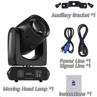 Lyre LED beam 160 W à 29 LED RGB, 11 gobos, DMX 12 canaux, à l'unité ou par lot