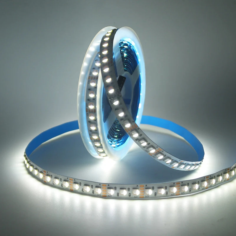 Ruban LED RGBW 4 en 1 de 5 m – ruban allumé en blanc froid