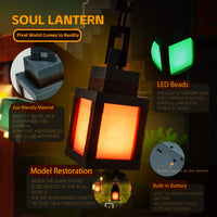 Lanterne LED pixel Minecraft – vue 5