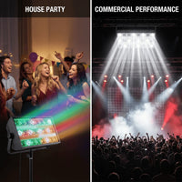 Lot de 4 stroboscopes LED 300 W – stroboscope en soirée privée et en salle de spectacle