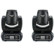 Mini lyre LED beam et spot 120 W DMX, lot de 2