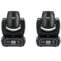 Mini lyre LED beam et spot 120 W DMX, lot de 2