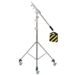 Pied de studio inox ou coloré, avec roulettes, bras de girafe ou cadre de fond de 2,8 x 3 m