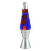 Lampe à lave cône 36 cm, base en alliage, 10 coloris