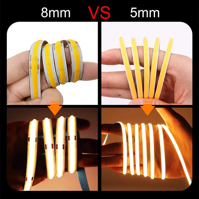 Ruban LED COB flexible – vue 5