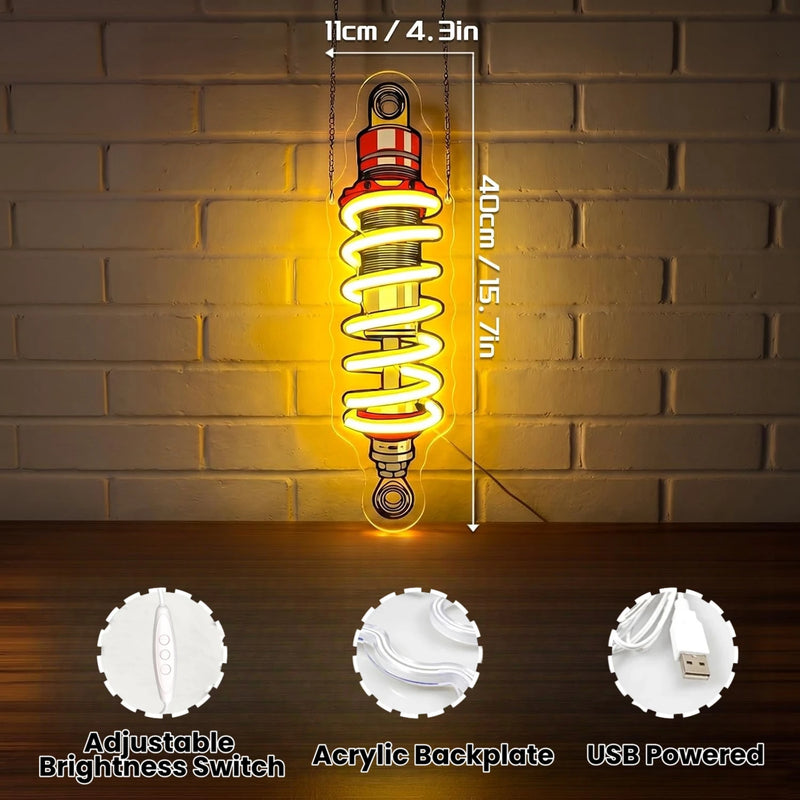 Néon amortisseur LED USB – vue 5