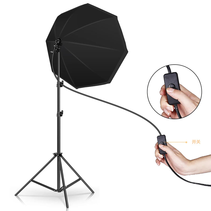 Kit 3 softbox avec perche – vue 11