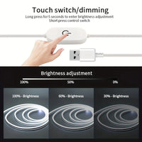Ruban LED néon USB 5 V à capteur tactile, IP65, 1 à 5 m