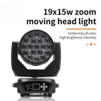 Lyre LED wash zoom 19 x 15 W RGBW, 1 ou 2 lyres, avec ou sans flight case