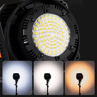 Éclairage vidéo LED COB bicolore 300 W avec pied et télécommande