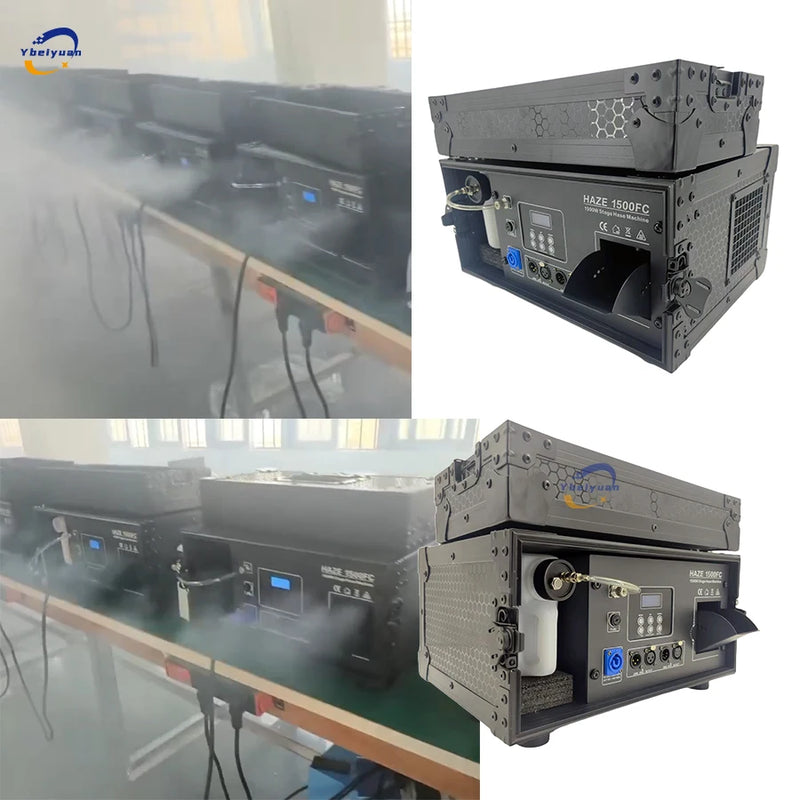 Machine à fumée 1500 W en flight case, DMX et télécommande