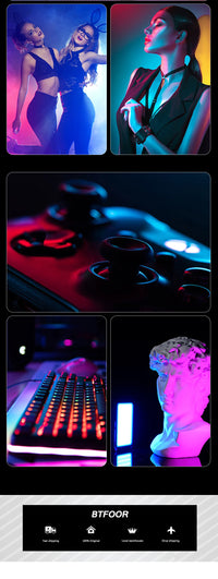 Lampe vidéo LED RGB de poche – vue 15