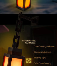 Lanterne LED pixel Minecraft – vue 14