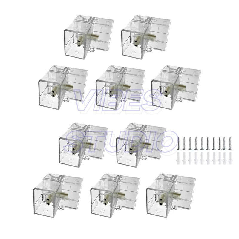 Accessoires éclairage hexagonal – connecteur en L, lot de 10