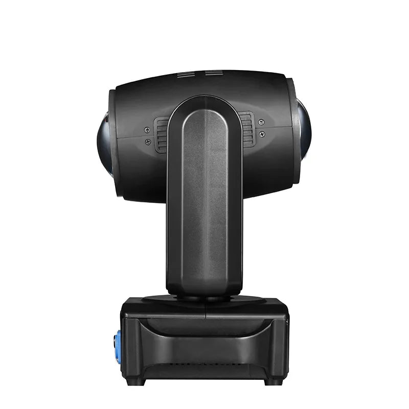 Mini lyre LED beam 180 W – vue de profil de la tête et du bras