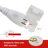 Ruban LED extérieur COB 220 V IP65, 240 LED/m, jusqu'à 100 m