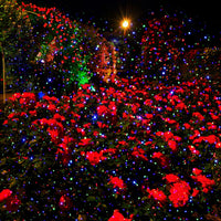 Projecteur laser de Noël extérieur RGB, effet lucioles, IP65