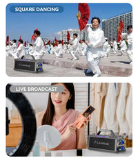 Boombox karaoké Bluetooth – usages pour la danse en groupe et la diffusion en direct