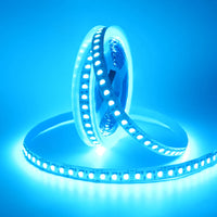Ruban LED RGBW 4 en 1 de 5 m – ruban allumé en bleu clair