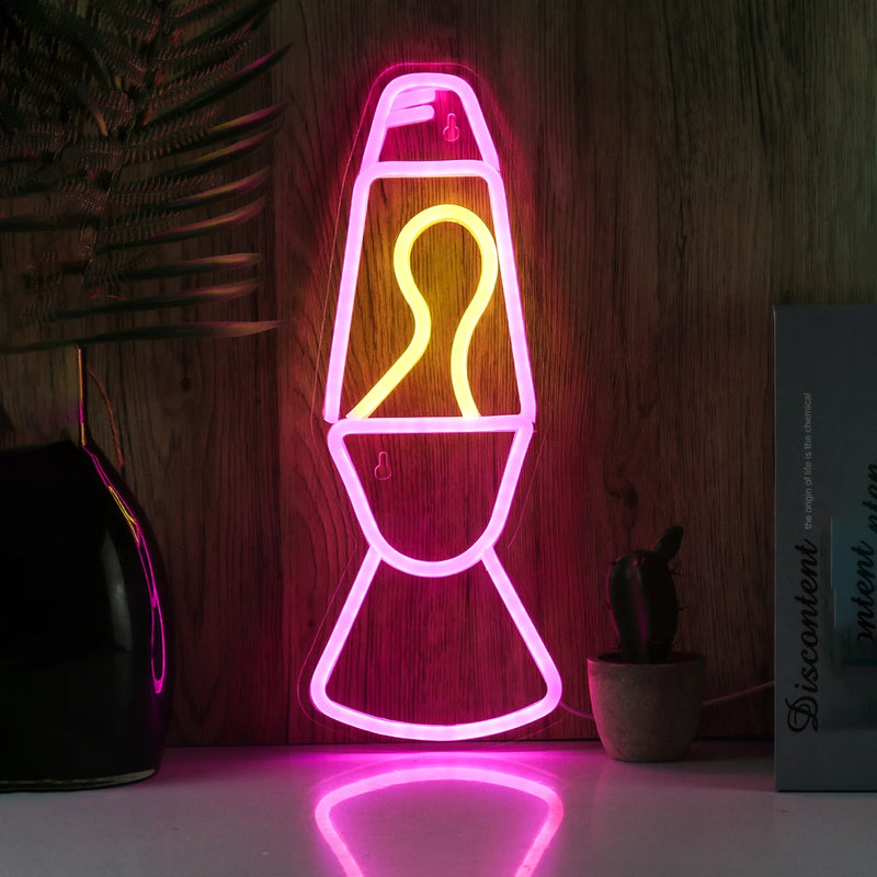 Néon LED lampe à lave – vue 6