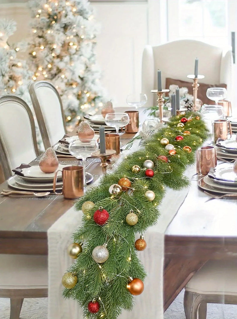 Guirlande de Noël en pin vert – vue 7