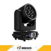 Lyre LED wash 7 x 40 W œil d'abeille à anneau – lyre vue de face sur fond blanc