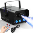 Machine à fumée 500 W à 3 LED RGB, télécommande sans fil et réservoir de 260 ml