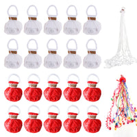 Banderoles à lancer à la main pour mariage, lot de 10 ou 20 poppers, blancs, rouges ou mixtes