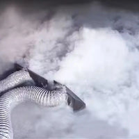 Machine à fumée basse à eau – gaine de sortie et nappe de brouillard au sol