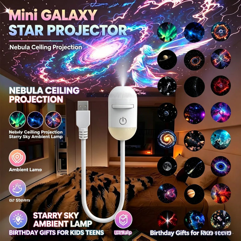 Mini projecteur galaxie USB – vue 23