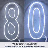 Chiffres lumineux géants néon LED – vue 30