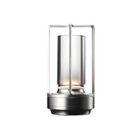 Lampe de table sans fil lanterne en aluminium, tactile, 3 teintes, USB-C