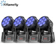 Lyre LED wash 7 x 15 W RGBW, à l'unité ou par lot, télécommande, DMX