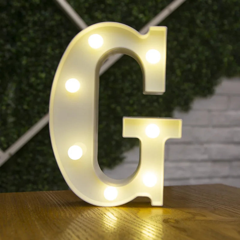 Lettres et chiffres lumineux LED à piles – vue 29