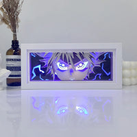 Cadre lumineux manga – cadre allumé en bleu