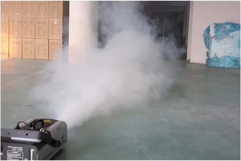 Machine à fumée 1500 W avec télécommande sans fil et filaire