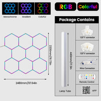 Lumière hexagonale RGB – vue 19