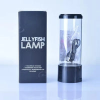 Lampe méduse LED – tube à socle noir avec son câble USB