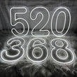 Néon LED mural chiffre de 0 à 9 ou étoile d'anniversaire, USB