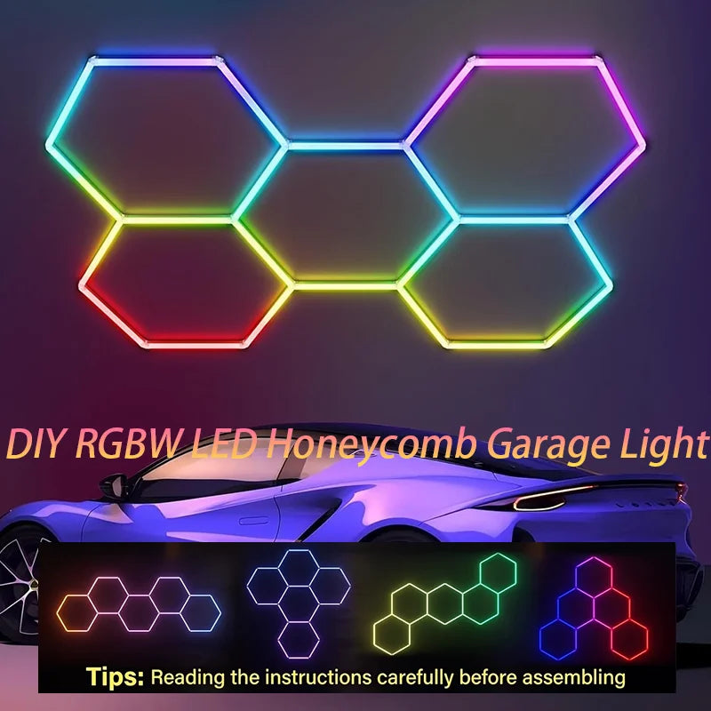 Éclairage hexagonal RGBW – vue 10
