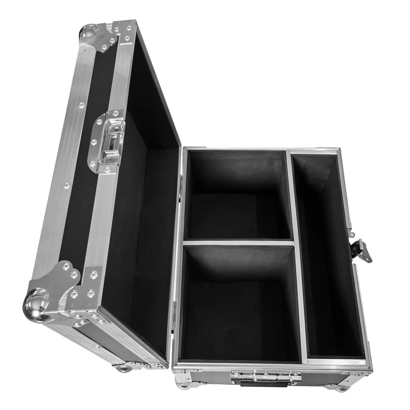 Flight case pour 2 machines à étincelles froides, à roulettes