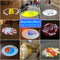 Projecteur gobo publicitaire à logo, intérieur ou extérieur, 35-100 W