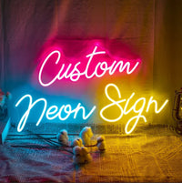 Néon prénom personnalisé avec cœur ou couronne – enseigne multicolore « Custom Neon Sign »