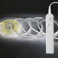 Ruban LED à pile COB à détecteur de mouvement – ruban blanc