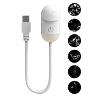 Mini projecteur galaxie USB – lampe à base lumineuse et câble en U avec 6 films noir et blanc