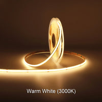 Ruban LED COB flexible 12 ou 24 V, 5 ou 10 m, 9 teintes
